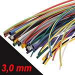 Термоусадка. 3.0 мм/черная/1 метр