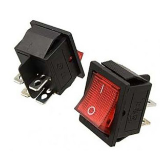 Выключатель IRS-201-2C ON-OFF красный