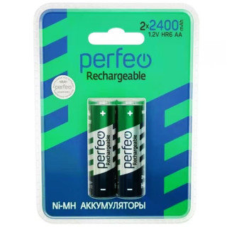 Аккумулятор R06 2400 mAh Perfeo Ni-MH