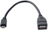 Кабель USB2.0 A розетка - MicroUSB вилка (OTG), 0.2 метра, Perfeo, (U4202), K206-2